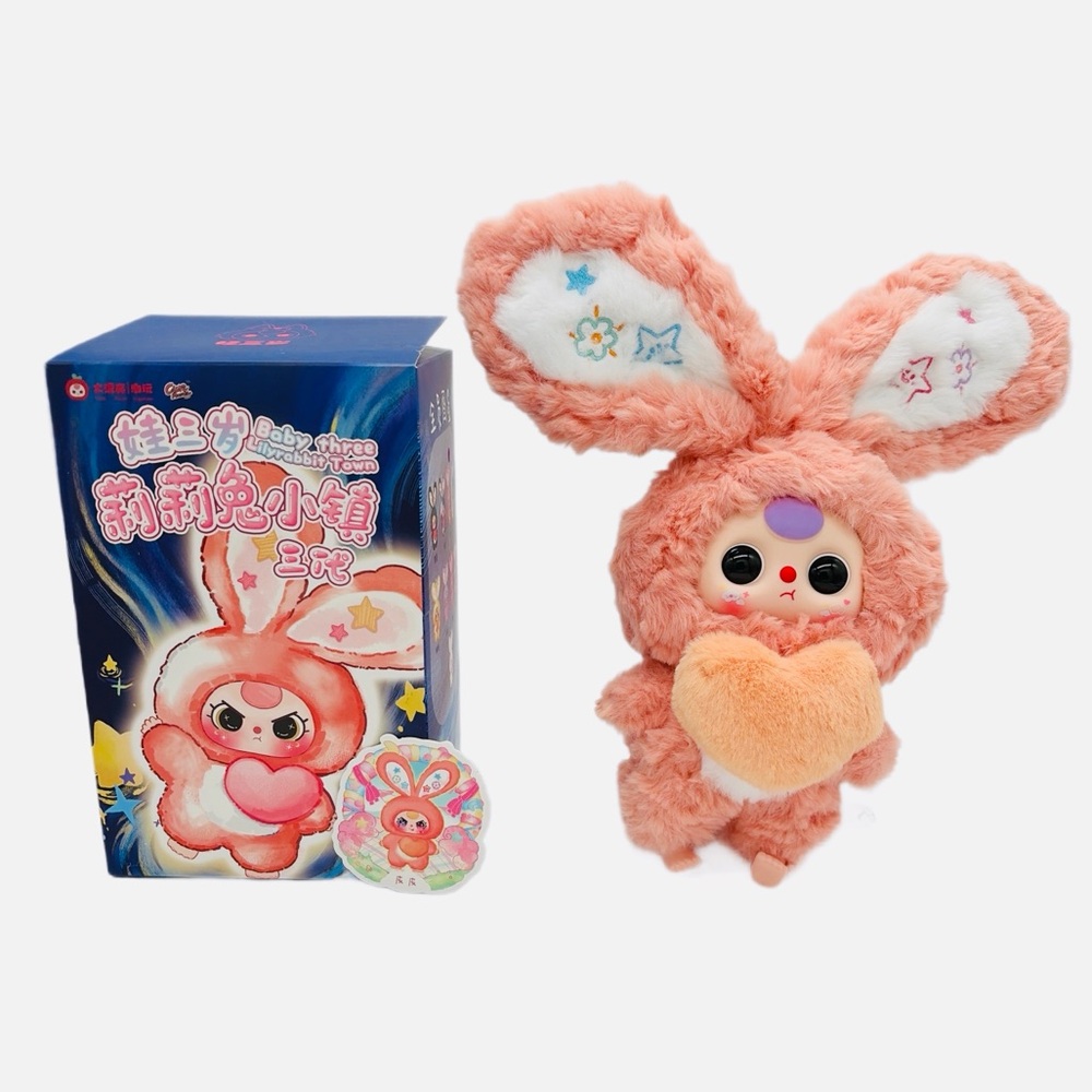 Lily Rabbit V3 plush• Confirmed box - Orange & Pink Bunny